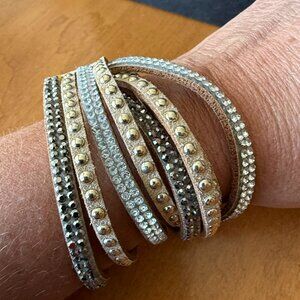 Tan wrap bracelet